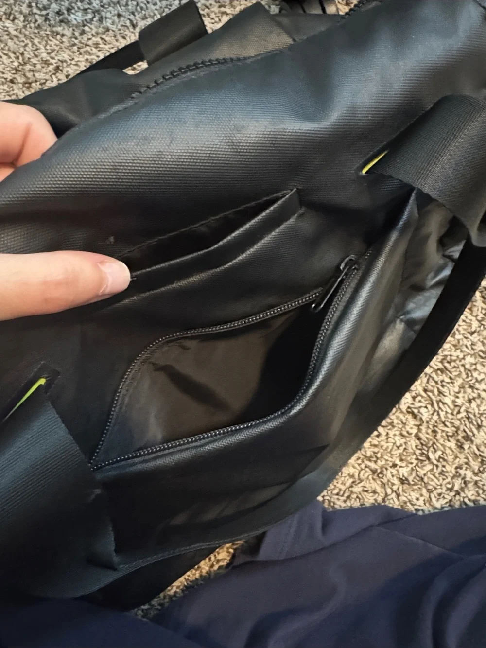 Vooray Alana Duffel Black Snakeskin